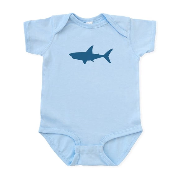 CafePress - Shark Infant Bodysuit - Baby Light Bodysuit, Size Newborn - 24 Months