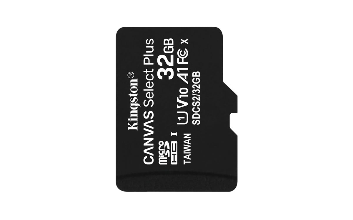 Carte SD Kingston Canvas Select Plus 64GB - Classe 10 UHS-I - Vitesse 100MB/s - Pour Photo/Video 4K