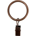 thumbnail image 1 of Curtain Rings - 80 Pack Curtain Clips with Rings Metal Closed Curtain Rings with Clips 1.26 Inch Interior Diameter Rustproof Bronze Curtain Ring Clips Hooks Hanging Clips Rings Drapery Curtain Hanger, 1 of 5