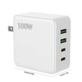 100W Port Charger High Power Adapter For Laptops Fast Charge For Phones