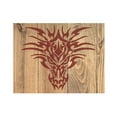 thumbnail image 2 of Tribal Dragon Face Stencil Template Reusable 8.5 x 11 for Painting on Walls, Wood, Etc. By Stencilville, 2 of 2