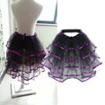 thumbnail image 2 of Yokua Women Tutu Skirts Ribbon Layered Dance Long Tail Tutu Costume Party Tulle Skirt, 2 of 6