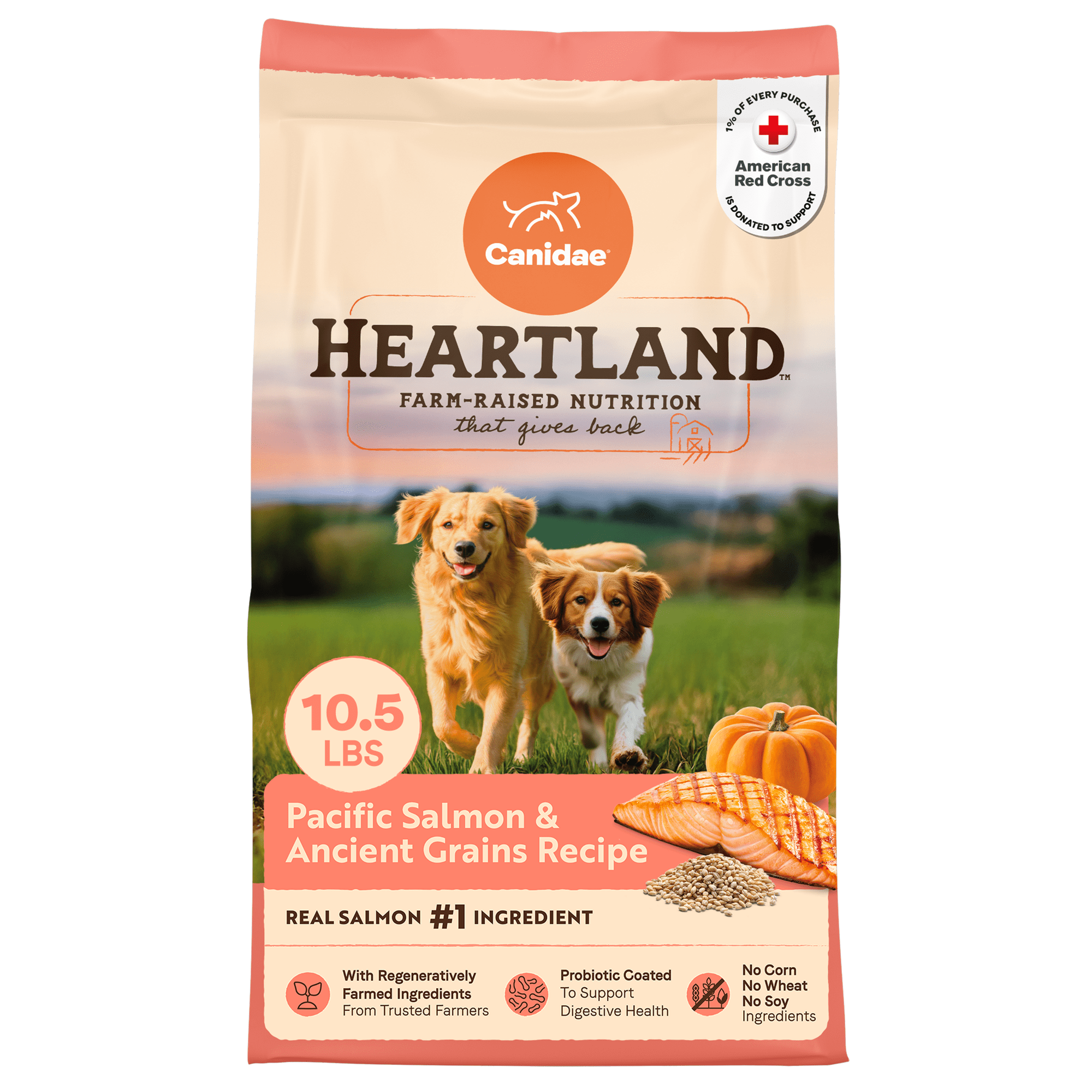 Canidae Heartland Pacific Salmon & Ancient Grains Dog Food, 10.5 lb. Bag