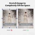 thumbnail image 3 of FLASHLUMI 8x12 Inch Woman in White Dress Walking in Snowy Forest Oil Painting Canvas Wall Art, Romantic Winter Landscape Decor for Living Room Bedroom, No Frame, 3 of 10