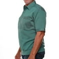 thumbnail image 2 of Solid Knit Banded Bottom Shirt Woven Chest Panel with Two Pockets, 2 of 3