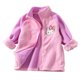 thumbnail image 2 of Hello Kitty abrigo de dibujos animados para niñas Otoño Invierno niños lana gruesa cremallera cálida Chaqueta de algodón a prueba de viento ropa, 2 of 5