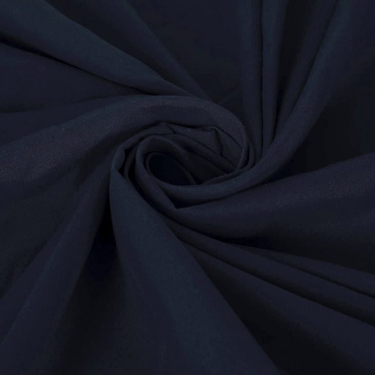 PiccoCasa Pleated Bed Skirt - 14 Inch Drop Navy Blue Full Size | Classic Polyester Dust Ruffle Valance