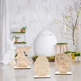 thumbnail image 5 of FaLX 10Pcs Easter Wooden Ornaments Creative Shape Adorable Appearance Smooth Edge Burr-free 4 Styles Easter Egg Bunny Rabbit Decorations Wooden Crafts for Home, 5 of 8