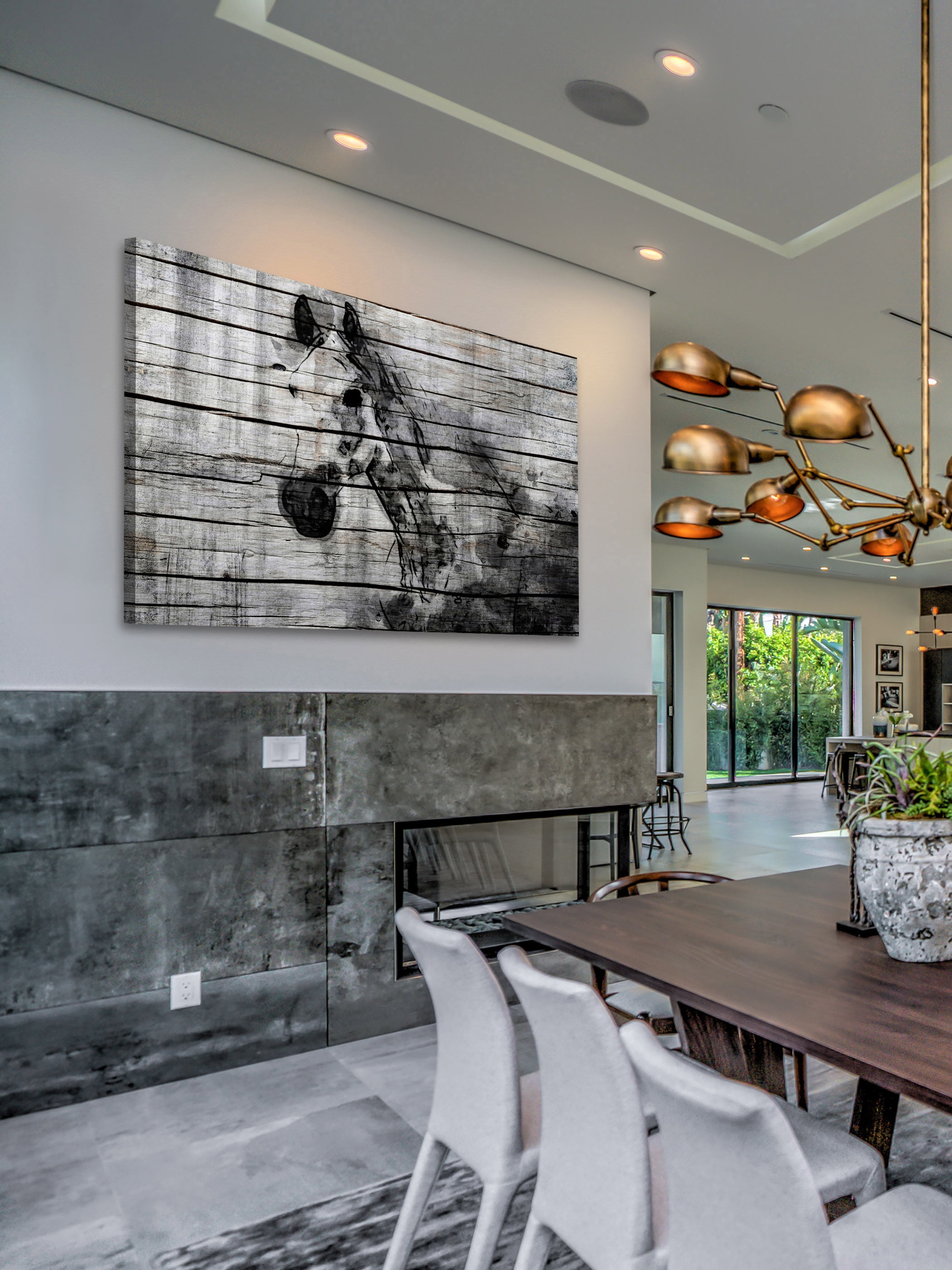 "Elegant Horse" Painting Print on Wrapped Canvas