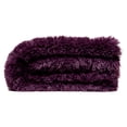 thumbnail image 2 of Chanasya Super Soft Shaggy Longfur Throw Blanket | Snuggly Fuzzy Faux Fur Lightweight Warm Elegant Cozy Plush Sherpa Microfiber Blanket | For Couch Bed Chair Photo Props -50 "x 65"- Purple Aubergine, 2 of 8