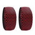 thumbnail image 1 of 2 correas para manillar de bicicleta de carretera de nido de abeja, cinta adhesiva para manillar de bicicleta (rojo), 1 of 3