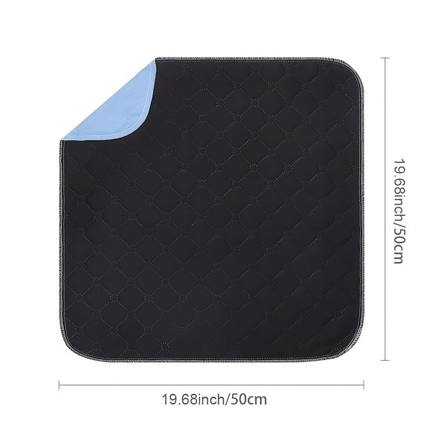 LEEYNEER Coussin de Fauteuil Roulant Pack Unique Tissu Doux Respirant Antidérapant Lavable en Machine Réutilisable Anti-Urine pour Fauteuils Roulants Poussettes Chaises & Voitures
