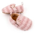 thumbnail image 5 of Quealent Toddler Slippers Wide Cozy Boys Girls House Slippers Non-slip Kids Soft Plush Indoor House Shoes for Winter Warm Pink for Size 5.5, 5 of 8