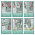 thumbnail image 2 of COOK WITH COLOR Cheese Grater Rotary, Cheese Shredder, Grater for Kitchen, Sage, 2 of 5
