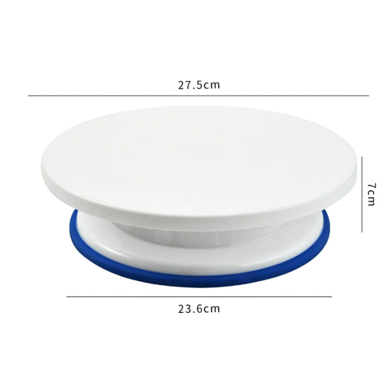Fyearfly Cake Stand 12 Inches Cake Turntable, Cake Spinner, Decorating  Display Standble, Easy to use Revolving, Made of Plastic Material of Food  Grade