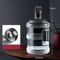 thumbnail image 1 of Water Bottle Carrier Water Container Water Tank Water Bucket Portable Water Storage Jugs for Water Dispenser Backpack Cooking Hiking Kitchen 15L 25.5x46cm, 1 of 10