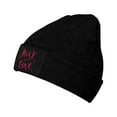 thumbnail image 1 of ZICANCN Bonnet Tricoté-Just Love Bonnet d'Hiver Doux Chaud Classique pour Hommes Femmes Rouge, 1 of 6