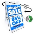 thumbnail image 2 of Holiday Sale 80 Percent Off (24" X 36") Deluxe A-Frame Signicade, Includes 2 Removable Panels & Stand, 2 of 4