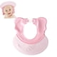 thumbnail image 1 of Gorro de ducha para bebé, gorro de baño de silicona ajustable, gorro de visera para proteger los ojos y las orejas para bebés, niños pequeños, niños, rosa claro, 1 of 5