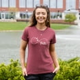 thumbnail image 3 of Solid Light - Infinity Symbol Faith Birds - Easter - Women's Short Sleeve Graphic T-Shirt, 3 of 5