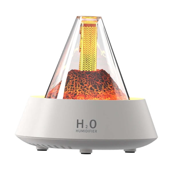 Humidificador de aire portátil USB, difusor de aceites esenciales para escritorio, hogar y dormitorio. Blanco