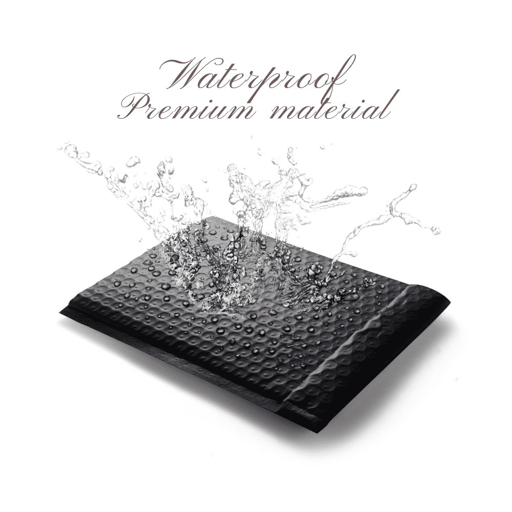 Alternium Bubble Mailer 8.5"x11" Black 25 Pack