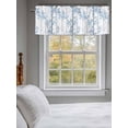 thumbnail image 3 of Blue Ombre Leaves Curtain Valances for Windows, Gray Forest Branches Kitchen Valance Window Treatment, Light Filtering Block Curtains for Bathroom/Bedroom/Living Room 60'' x 18'', 3 of 9