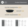 thumbnail image 4 of The HC Companies Plant Saucer Round - Drainage Holes - 10" Warm Gray, 4 of 7
