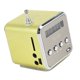 thumbnail image 1 of Mini altavoz reproductor de música portátil radio FM PC moda compatible con tarjeta TF y disco U verde, 1 of 15