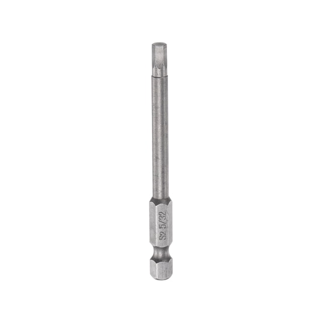 5/32" Hexagonal Destornillador Taladro SAE 1/4" Hexagonal Vástago 3" Longitud Magnético S2 Acero Potencia Perforación taladros