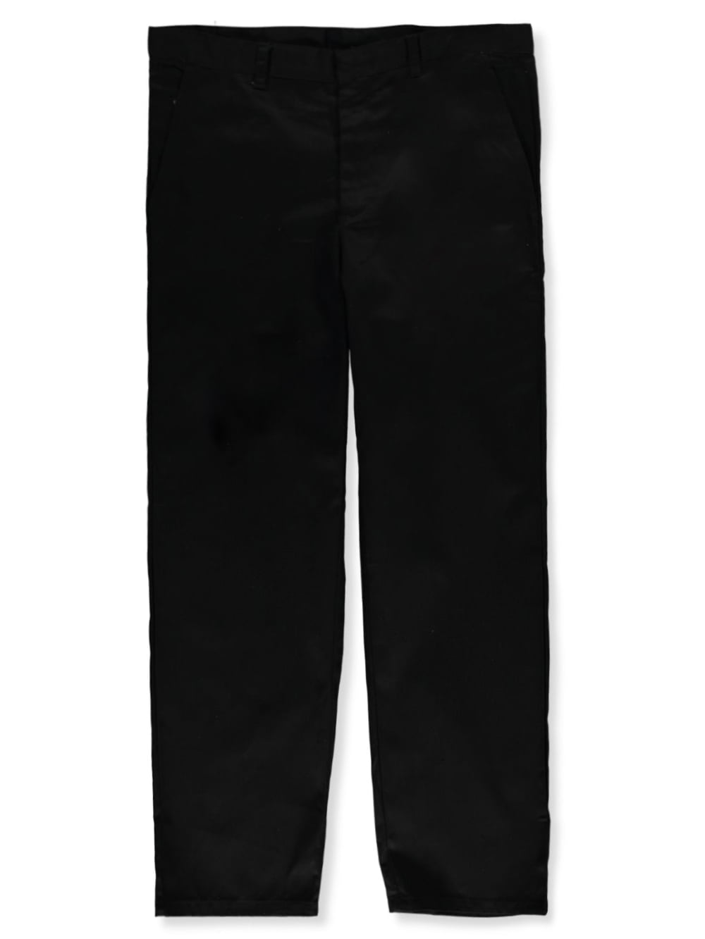 Denice Husky Boys' Flat Front Adjustable Waist Pants - black, 18 husky ...