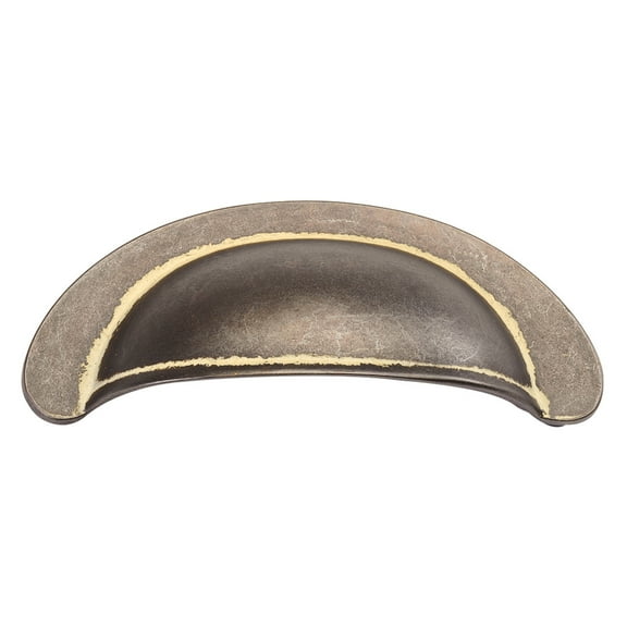 Hickory Hardware Manchester Collection Cup Pull, 2-3/4" C/C - Biscayne Antique