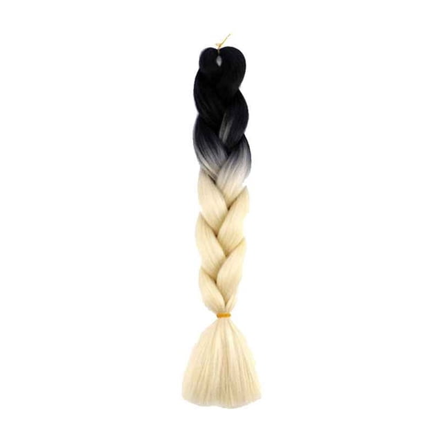 pitrice Gradient Color Women Braid Hair Large Braiding Hair Wigs High Temperature Fiber Synthetic Hair Extensions