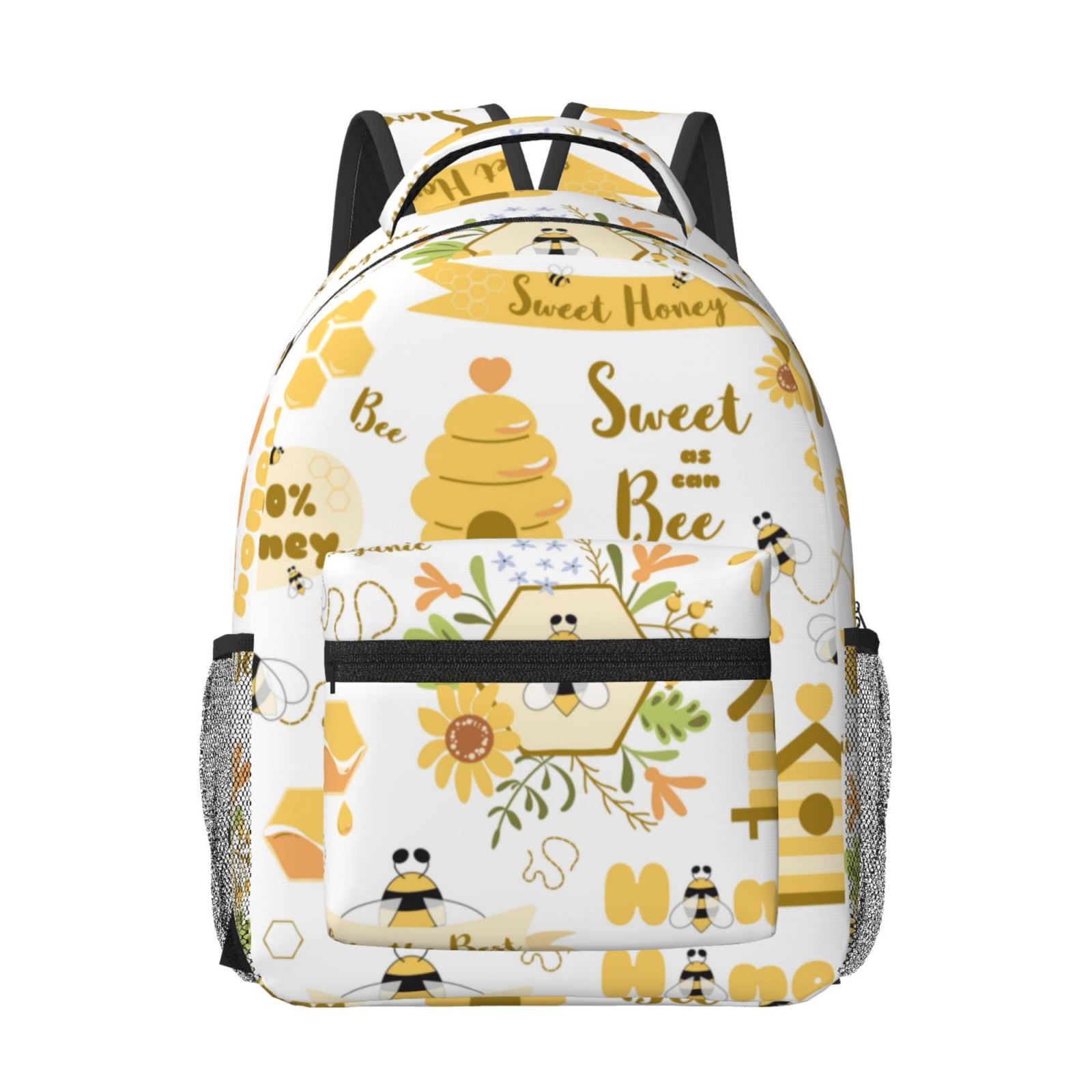 Goofa Ribbon Bow Pattern Comfortable Student Backpack Goofa Ribbon Bow Pattern Comfortable Student Backpack