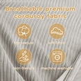 thumbnail image 2 of Giant Bean Bag Chairs Bean Bag Bed with Washable Cover Ultra Soft, Convertible Bean Bag from Chair to Mattress, Huge Cordoroys Bean Bags for Adult,Couples,Family,grey,full, 2 of 7