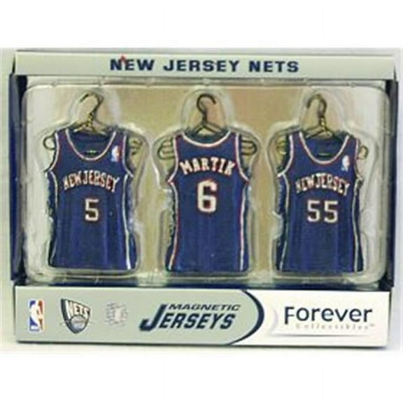 New Jersey Nets Road Jersey Magnet Set