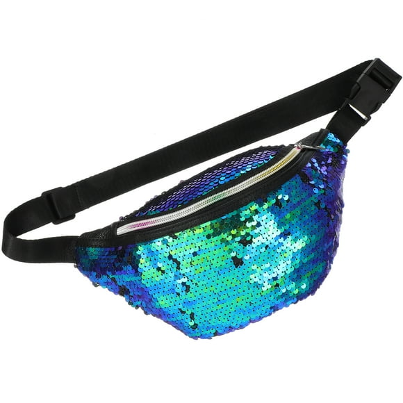 Riñonera de sirena: Riñonera brillante para niñas - Riñonera con lentejuelas, linda riñonera para mujer