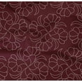 thumbnail image 4 of oneOone Organic Cotton Poplin Twill Fabric Artistic Floral Sashiko Print Fabric by Yard 42 Inch Wide, 4 of 4
