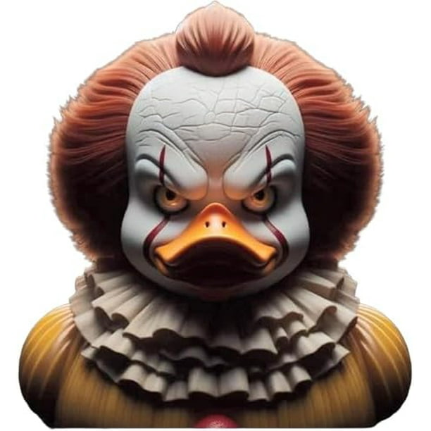 Pato de personaje de película de terror clásico, patos de película de terror de Halloween en 3D, figuras de terror hechas a mano, pato de Halloween, para adornos de escritorio para el hogar y el coche