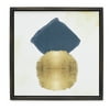 MoDRN Naturals Gold Abstract 22x22 Black Frame