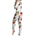 thumbnail image 1 of Mono de adultos con solapa abotonada funcional estampado con botones para mujer sexy, 1 of 8
