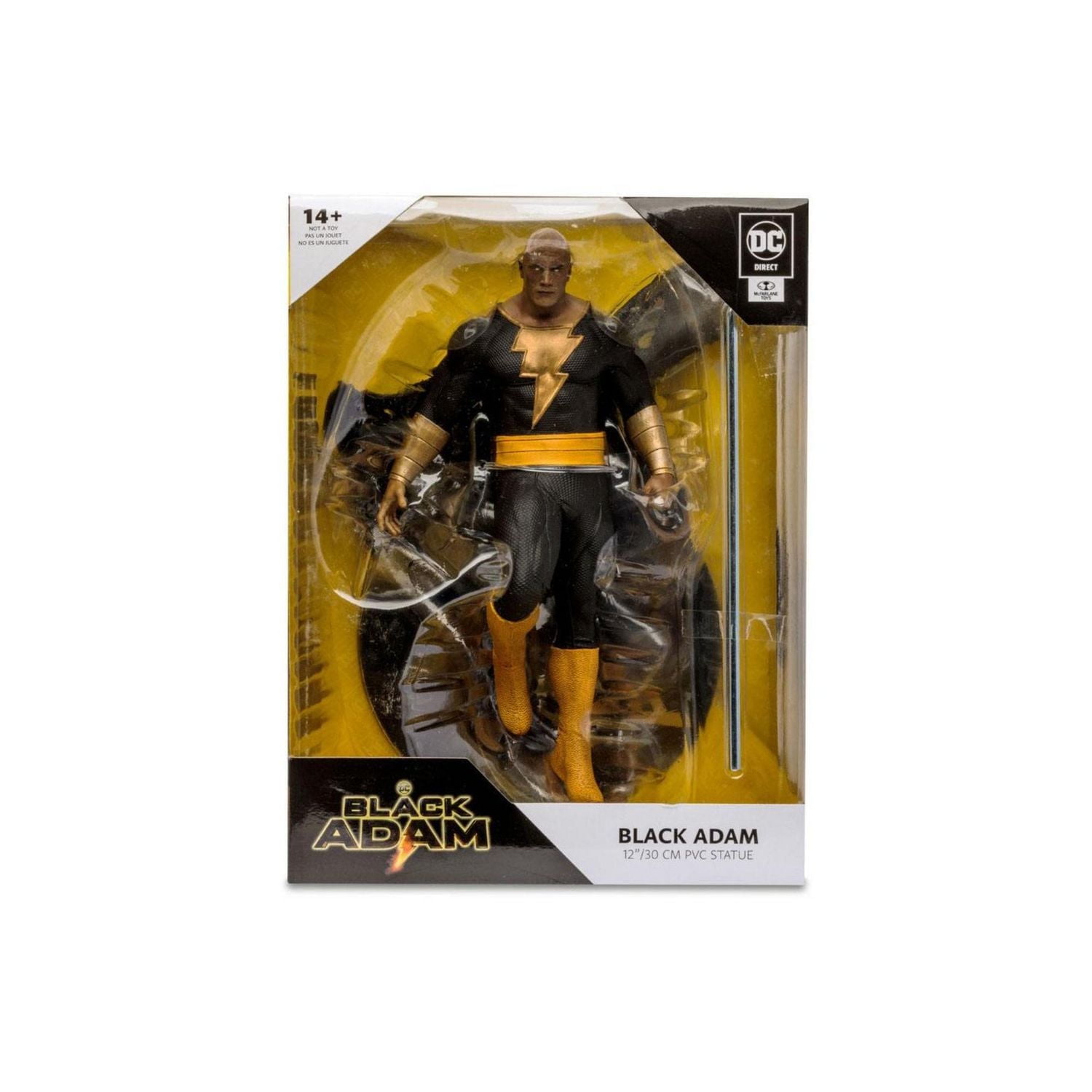 Black Adam -par Jim Lee- DC Multiverse. Film Adam Noir