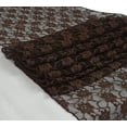 thumbnail image 3 of MDS Pack of 10 Wedding 12 x 108 inch Lace Table Runner for Wedding Banquet Decor Table Lace Runner- Coffee, 3 of 6
