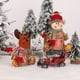 thumbnail image 5 of Bolsas de regalo de Navidad para muñecas, bolsas de dulces de Navidad con cremallera, bolsa de regalo de decoración de muñecas 3D, bolsa de almacenamiento de muñeco de nieve de Papá Noel y alce, bolsa, 5 of 6