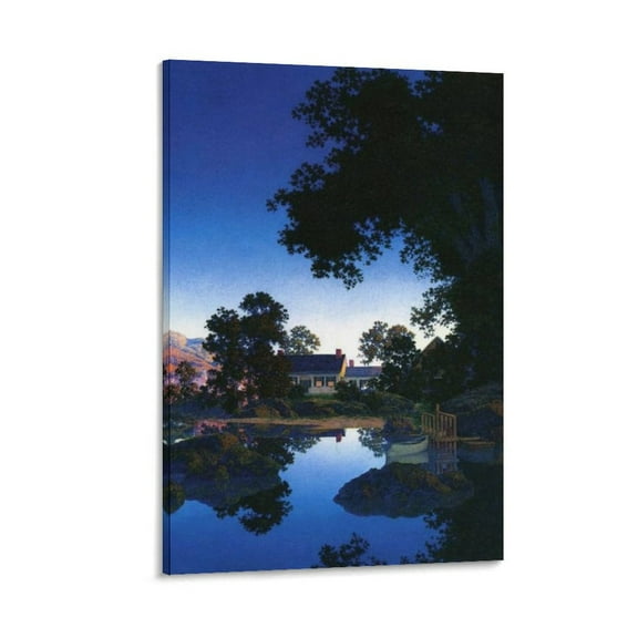 Maxfield Parrish Print Painting (17) Art Poster Canvas Painting Decor Wall Print Photo Gifts Home Modern Decorative Posters 16x24inch(40x60cm)