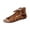 Brown, variant on Women Gladiator Sandals Retro Wedge Heel Round Toe Hollow Roman Gladiator Sandals Open Roman Sandal with Zipper Flat Slippers Lace-Up Summer Open Toe Beach Low Heel Strappy Wedge, White, 6