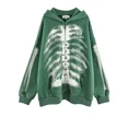 thumbnail image 2 of Sudadera con capucha New Rock Graphic para hombre, ropa masculina verde, ofertas al por mayor, sudaderas holgadas de diseñador para otoño, sin marca, cálidas, tallas S, 2 of 4
