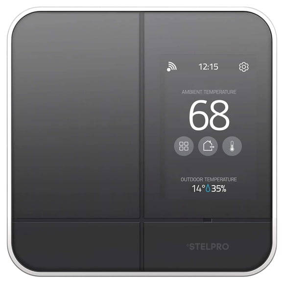 Stelpro Maestro SMC402AD Wi-Fi Smart Controller Thermostat Black for 120V / 208V / 240V Electric Heating Devices Baseboards, Convectors and Fan Heaters