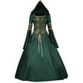 thumbnail image 2 of Victorian-Style Hooded Medieval Gown for Women, 2 of 6