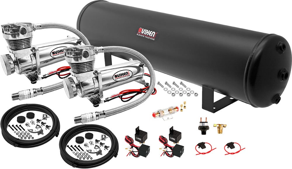Vixen Air Suspension Kit for Truck/Car Bag/Air Ride/Spring. On Board